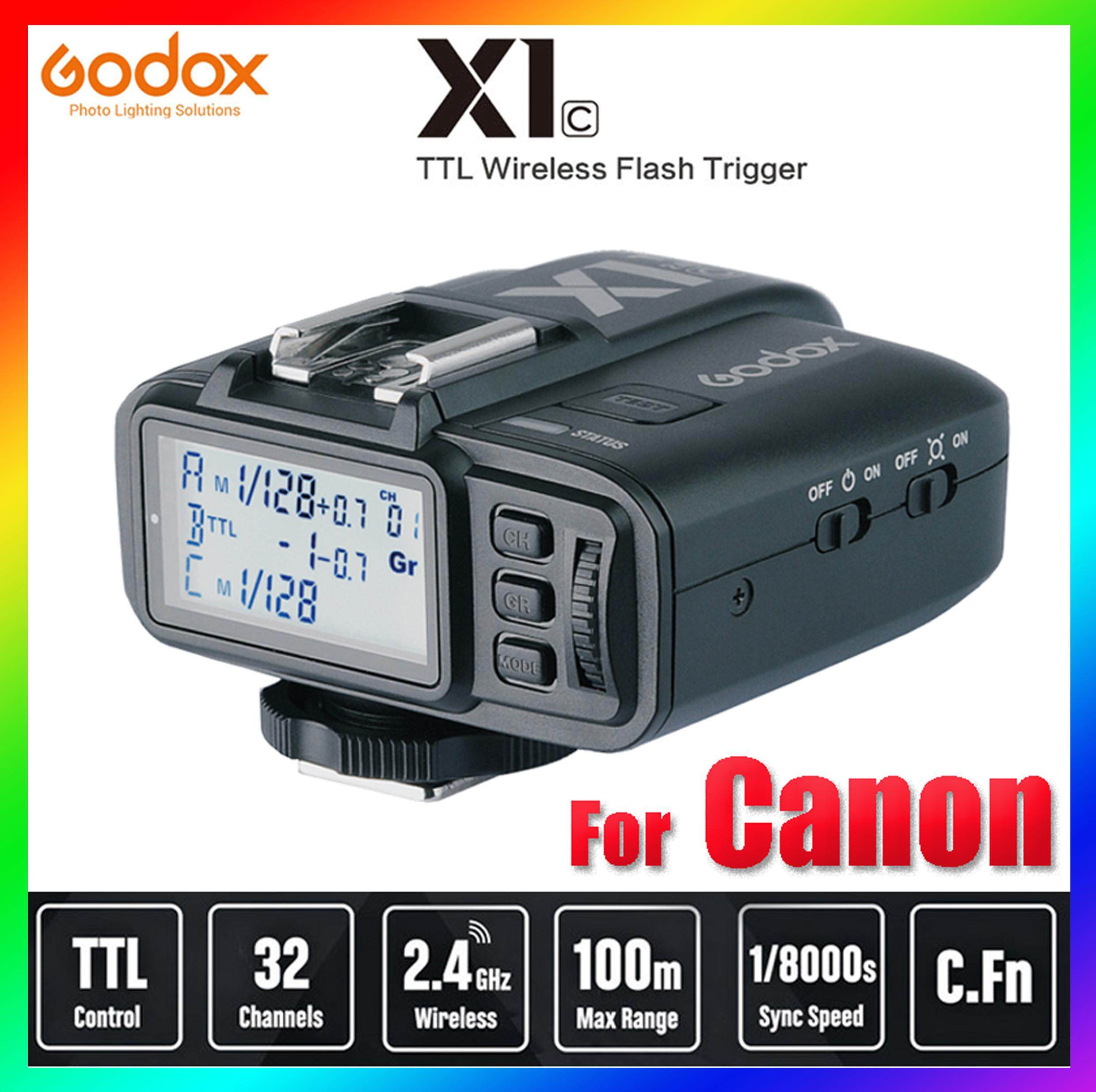 Godox X1T-C TTL Wireless Flash Trigger Transmitter for Canon (รับประกันสินค้า 1 ปี)