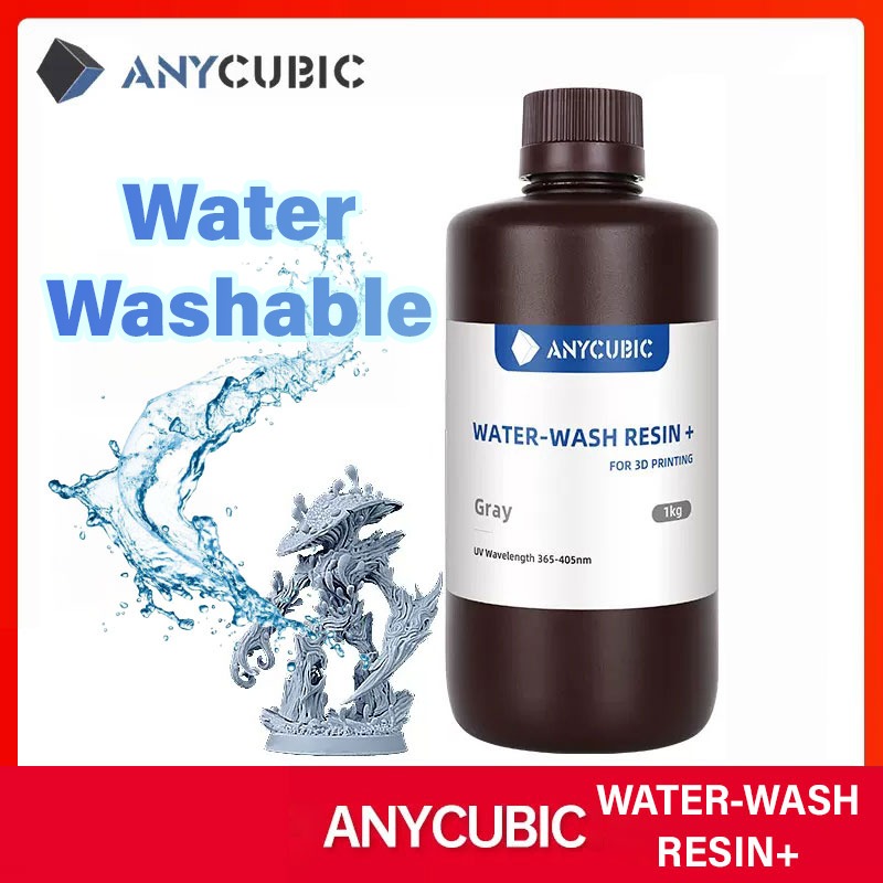 [Water Washable] 1kg Anycubic Water-Wash Resin+ ราคา 899 บาท*ส่งฟรี