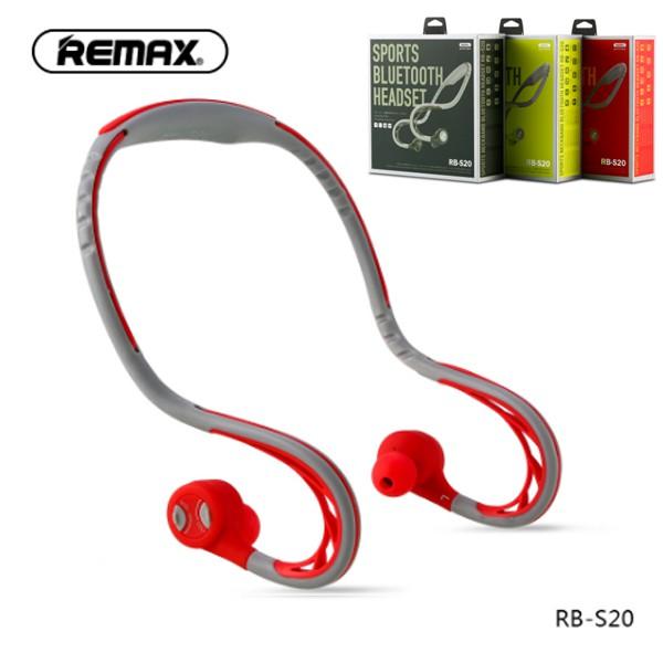 โปรโมชัน REMAX หูฟังบลูทูธออกกำลังกาย Sports Bluetooth Headset IPX4 รุ่น RB-S20 ราคาถูก หูฟัง หูฟังสอดหู