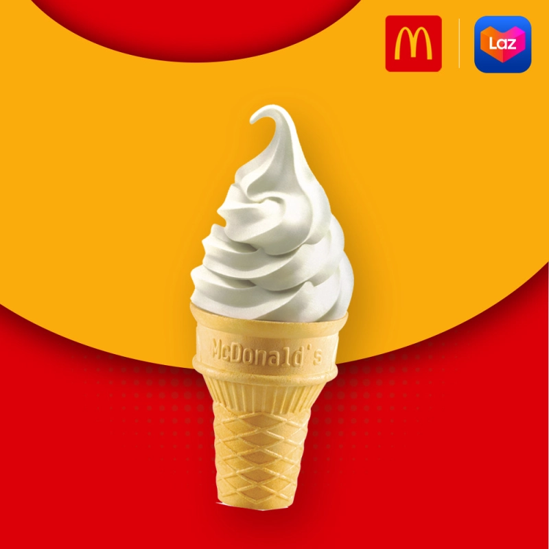 ภาพหน้าปกสินค้าE-vo McDonald's Softserve Cone คูปอง ไอศกรีม แมคโดนัลส์