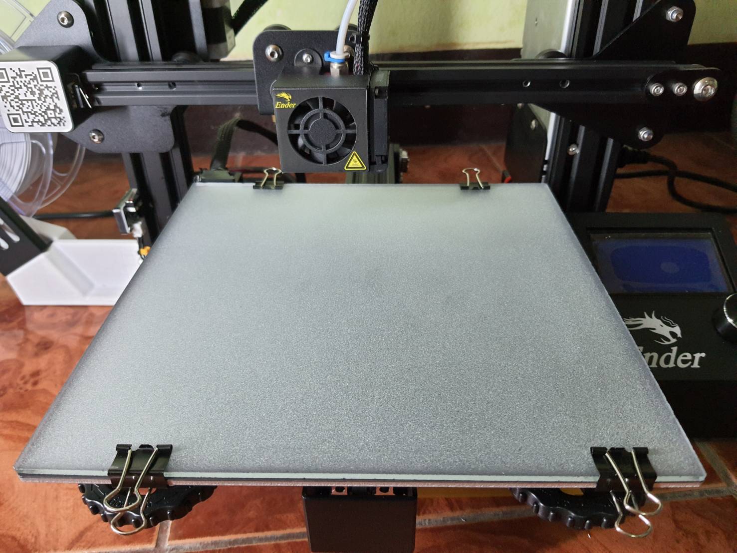 Crystal Glass Print Bed Platform Build Surface 235*235mm for Ender 3/3Pro/V2. Printer Hotbed (พิเศษ
