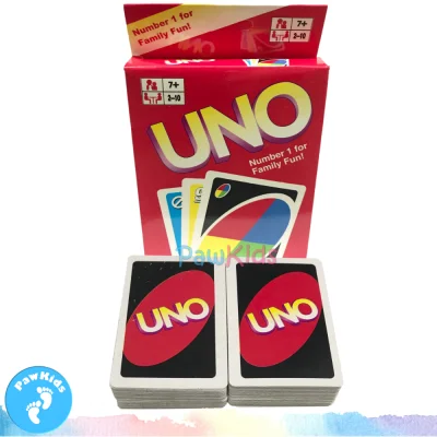 UNO การ์ด UNO Card Game การ์ด อูโน่ ไพ่อูโน่ ของแท้มาตรฐาน 108แผ่น ของเล่นเสริมพัฒนาการ ของเล่นเสริมทักษะ 7 ปีขึ้นไป ของเล่นเสริมไอคิว