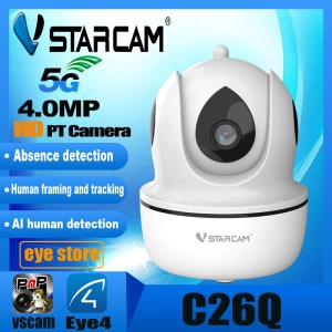 ภาพหน้าปกสินค้าVstarcam C26Q ความละเอียด 4MP กล้องวงจรปิดไร้สาย Network Sec Camera Full HD 2.4G/5G WiFi H.265 ที่เกี่ยวข้อง