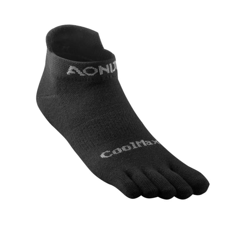 Lee Bicycle ถุงเท้าแยกนิ้ว AONIJIE ถุงเท้าผลิตจากเส้นใยสังเคราะห์ Coolmax เหมาะสำหรับวิ่งมาราธอน