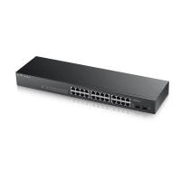 Zyxel GS1900-24 L2 Smart Managed Switch 24 Port Gigabit 2 SFP Port Rack-mount(By Lazada SuperTphone)