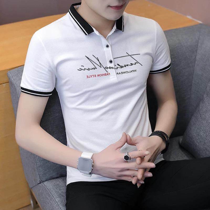 เสื้อยืดผู้ชายแฟชั่นโปโล !!!! LILee ผ้าค๊อตตอนแท้100%mens short sleeve T-Shirt 5 colors *NEW*(LL1009-1)