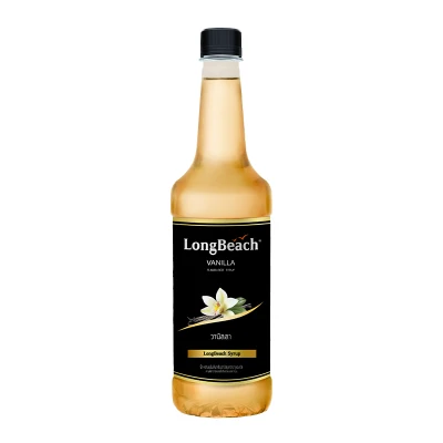 ลองบีชไซรัปวนิลา ขนาด 740 มล. LongฺBeach Vanilla Syrup Size 740 ml.