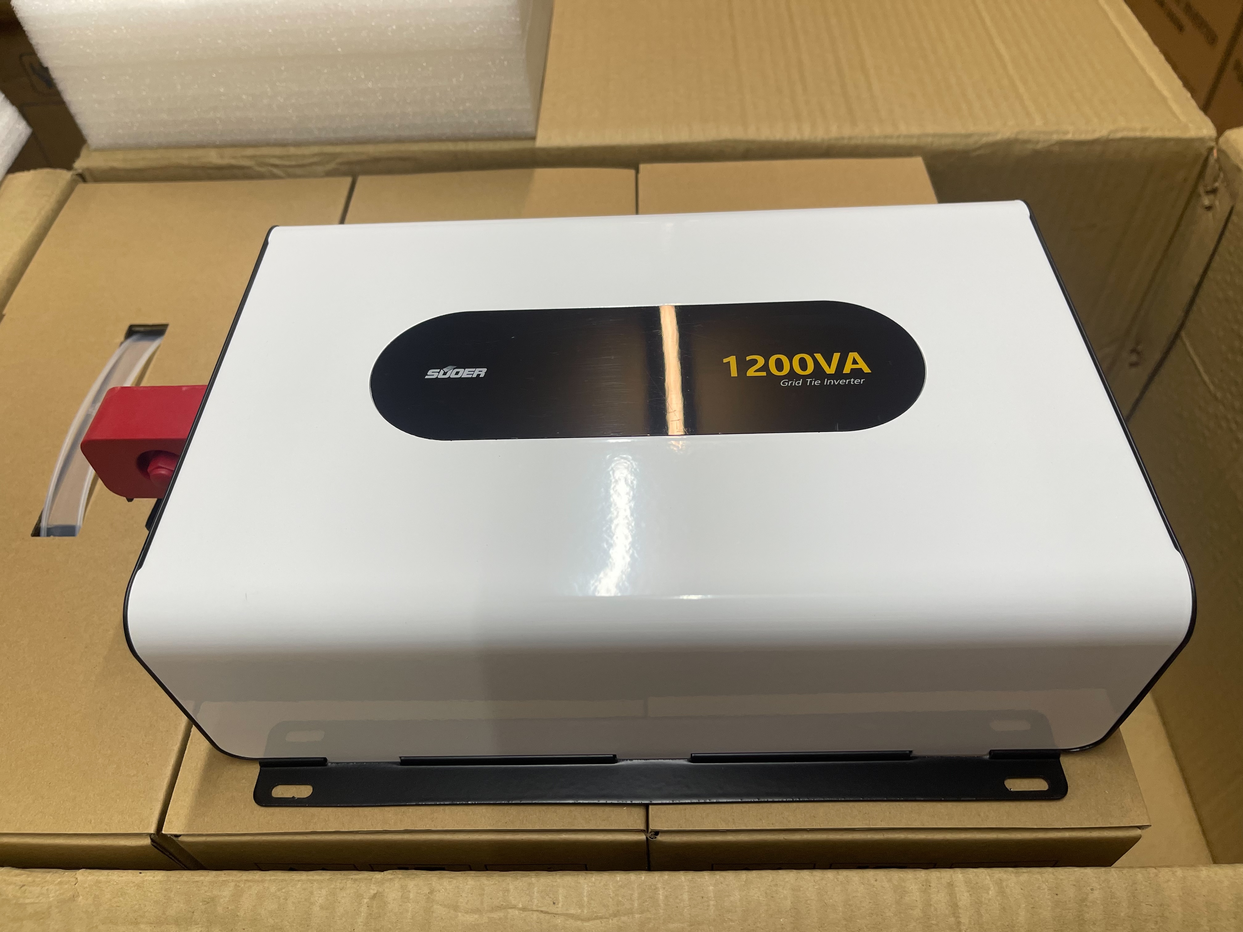 SUOER 1200 (VA) Inverter อินเวอร์เตอร์ ON GRID TIE INVERTER GTI-D1200VA (solar grid inverter + round insert + handle) ราคา 4,800 บาท*ส่งฟรี