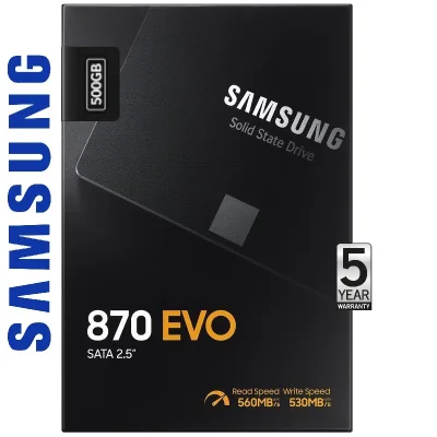 Samsung 500GB 870 EVO SATA3 2.5" SSD