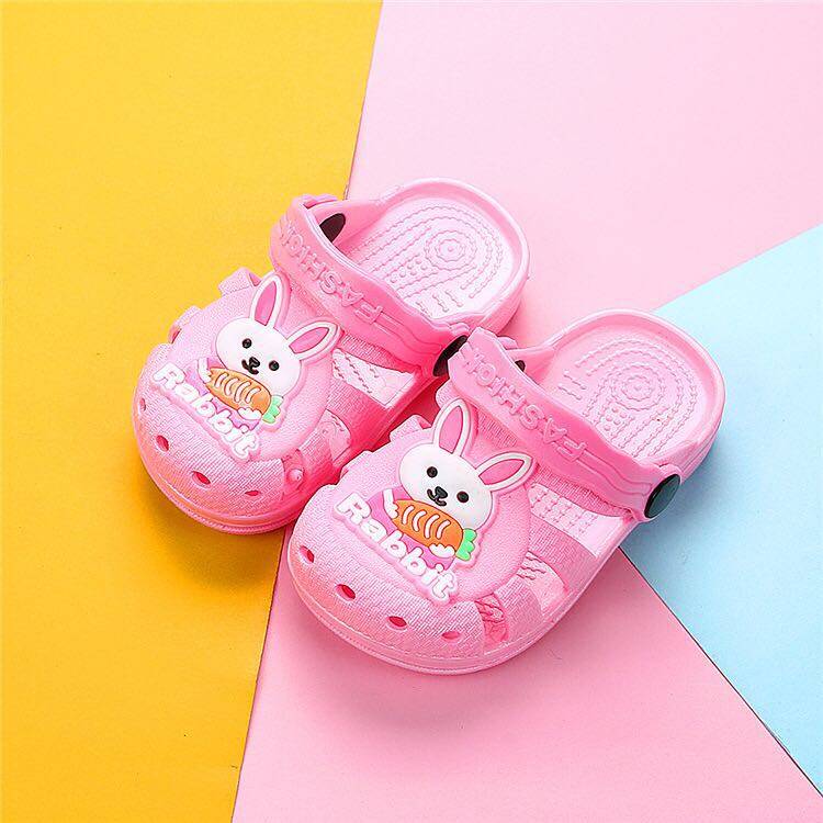 kiss baby  ในไทยพร้อมส่ง รองเท้าเเตะเด็ก shoes XX001