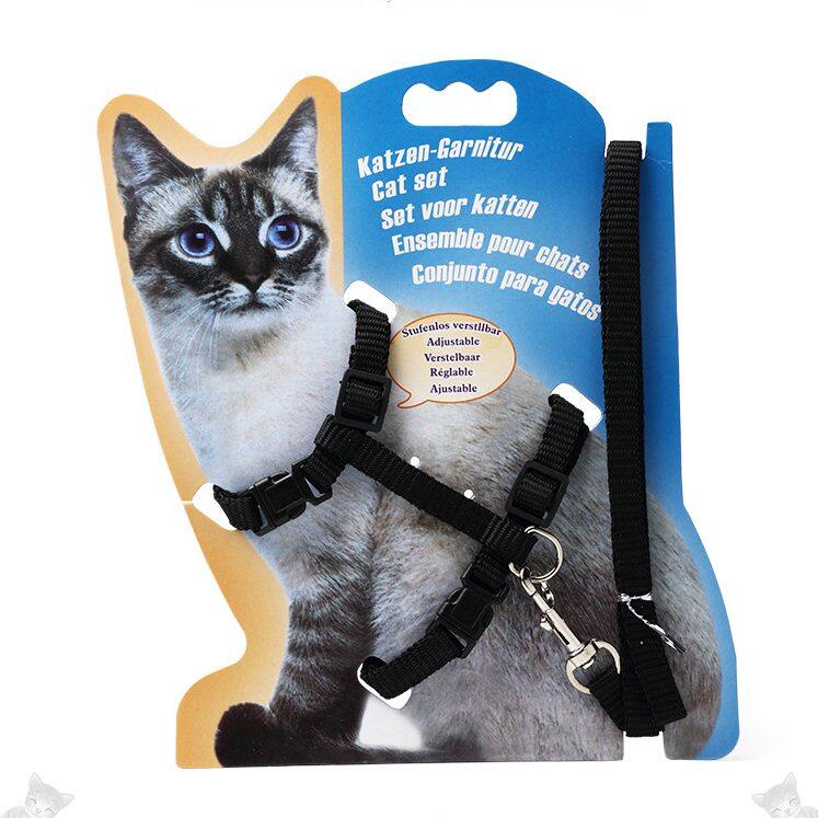 Cat Harness And Leash (M) สายจูงแมว สายจูงรัดอกแมว (แมวขนาดกลาง)