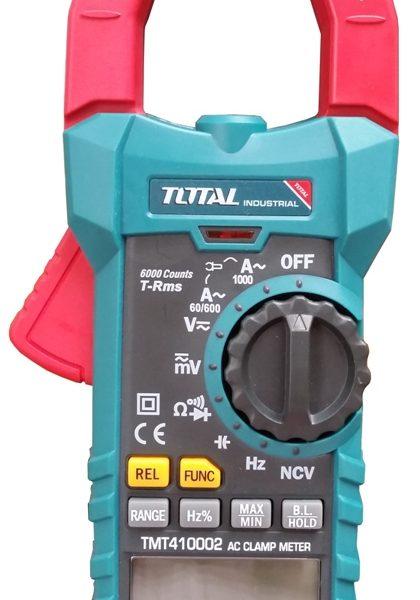 แคลมป์มิเตอร์ มิเตอร์วัดไฟ TOTAL รุ่น TMT410002 ดิจิตอล วัดไฟ โททอล ช่างไฟ โททอล เครื่องมือช่าง อุปกรณ์ช่าง งานช่าง ส่งทั่วไทย