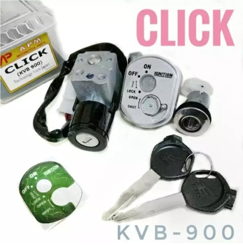 สวิตช์กุญแจ HONDA CLICK , ฮอนด้า คลิก KVB-900 สวิทซ์ กุญแจ