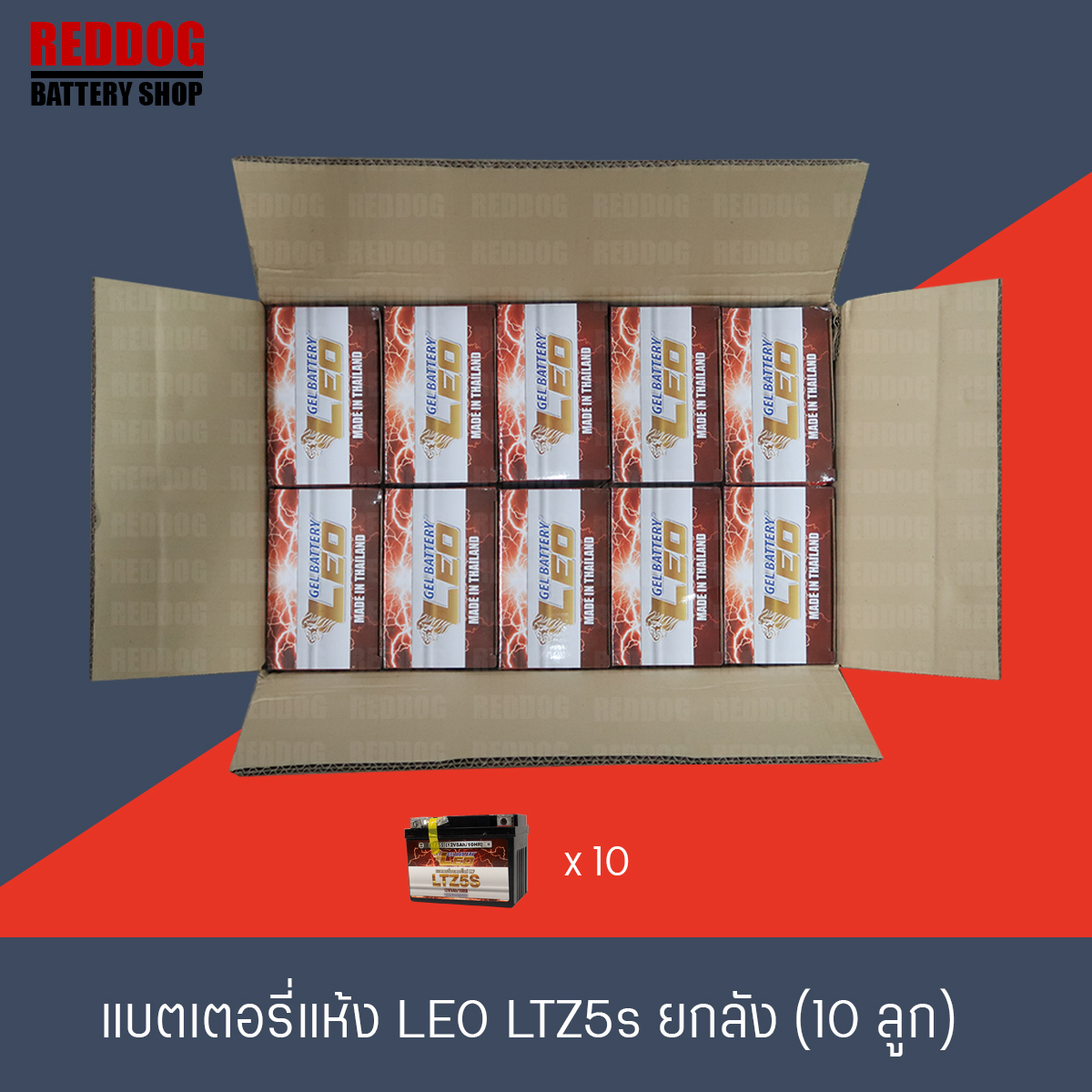 แบตเตอรี่ LEO LTZ5s ยกลัง (10ลูก) ผลิต 7/2021