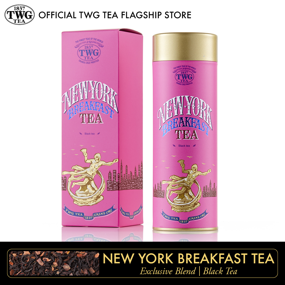 TWG Tea | New York Breakfast Tea, Loose Leaf Black Tea Blend in Haute Couture Tea Tin Gift, 100g ราคา 1,590 บาท*ส่งฟรี