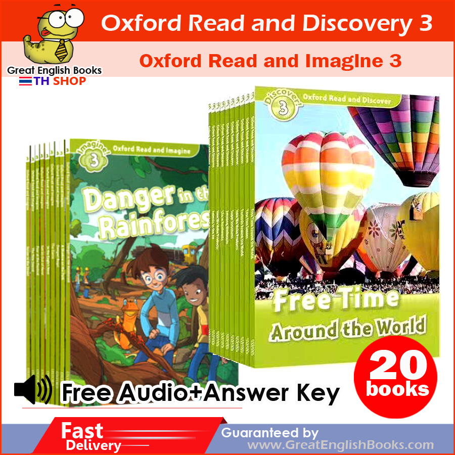 (In Stock) พร้อมส่ง    หนังสือ Oxford read and Discover และ Oxford Read and Imagine Level 3 (20 Books) Free audio+answer key