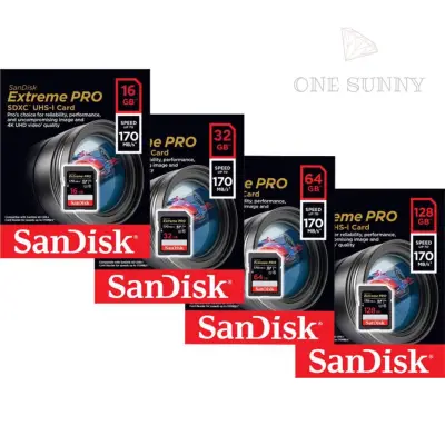 SanDisk Extreme Pro SD Card SDXC 64g/128g up to 170MB/s UHS-I Class10 SDHC 16GB/32g up to 95MB/s Memory Card 4K