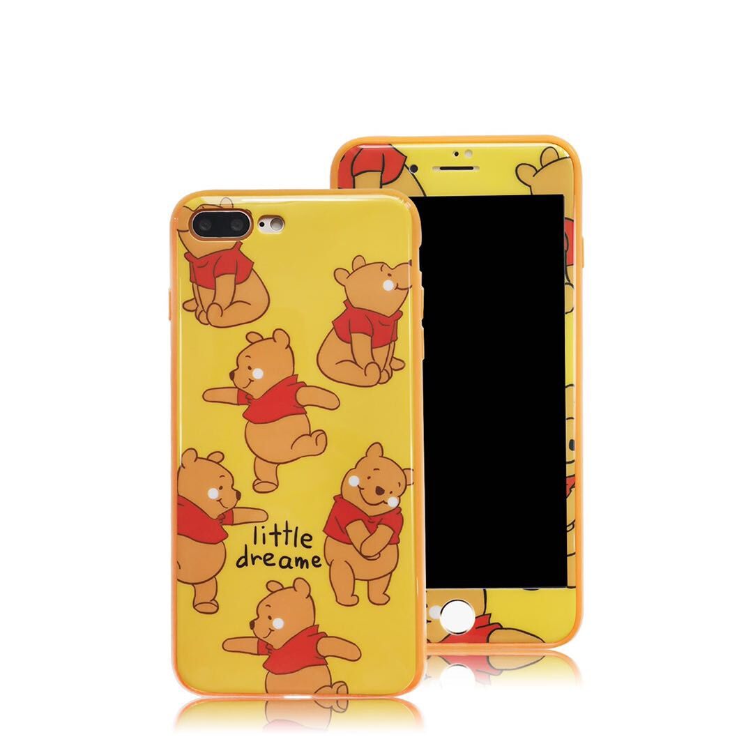 Case OPPO เคสนิ่ม+ฟิลม์กระจกลายการ์ตูน รุ่น A31,A5S,A3S,A37,A9(2020),F7,F9