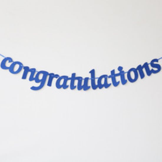 Decorative Hanging Signs Celebrate Success Express Congratulations Congrats Congratulations Decoration Paper Bunting Congratulations Decoration ราคา 60 บาท*ส่งฟรี