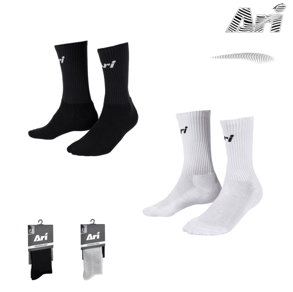 ถุงเท้า ARI CREW SOCKS - ความยาวครึ่งแข้ง