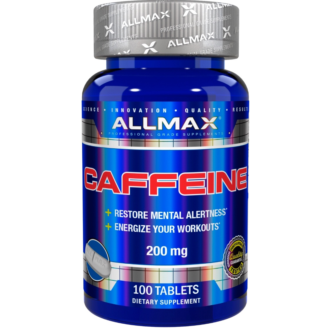 ALLMAX Nutrition Caffeine , 200 mg, 100 Tablets