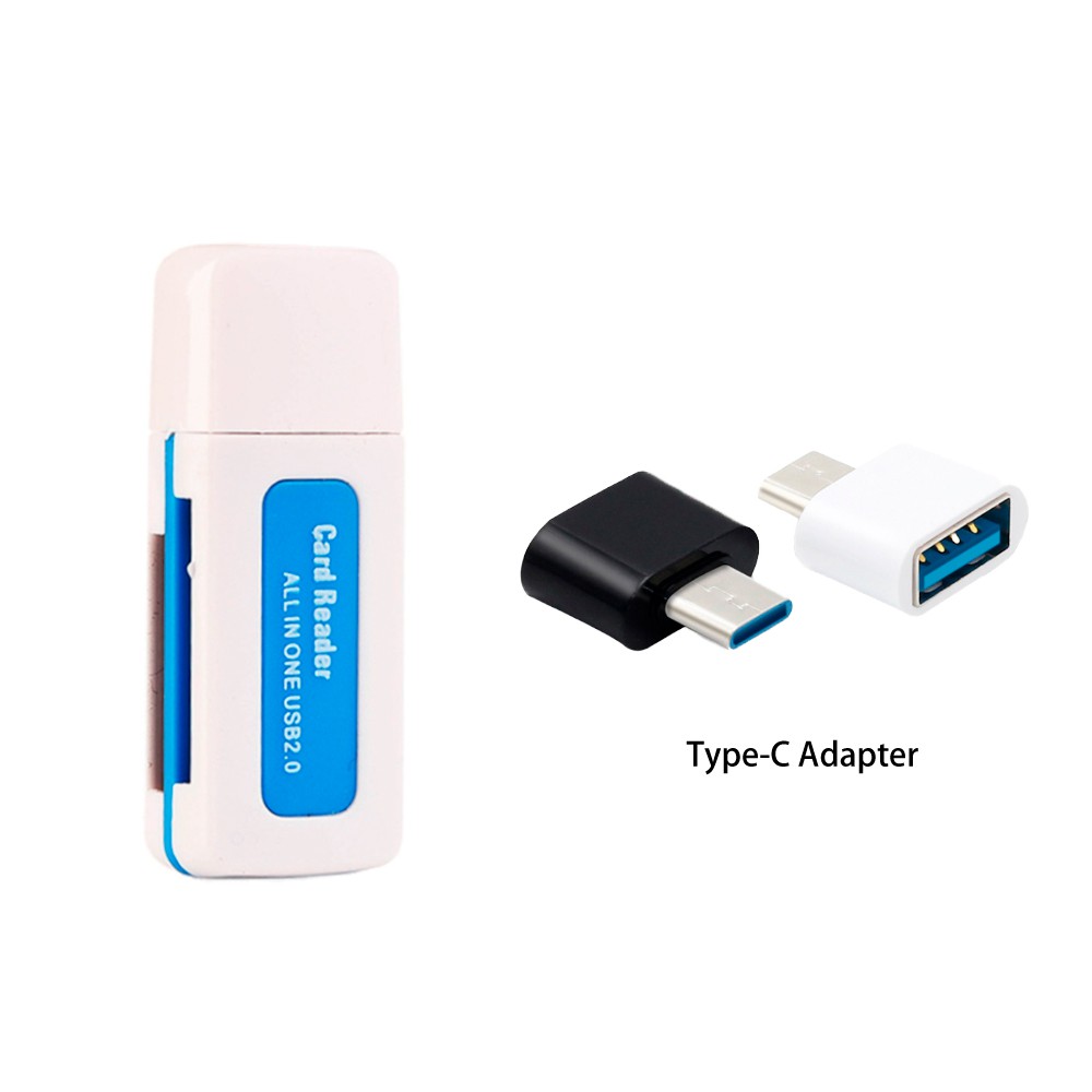 โปรโมชั่น AIKU USB 4 in 1 เครื่องอ่านการ์ดความเร็วสูง Card Reader SD / MS / M2 / TF สำหรับการรวมกันของศัพท์มือถือ เครื่องอ่านการ์ด การ์ดรีดเดอร์ การ์ดรีดเดอร์พกพา