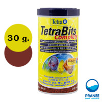 Tetra Bits 30 g. อาหารปลาปอมปาดัวร์ทุกชนิด