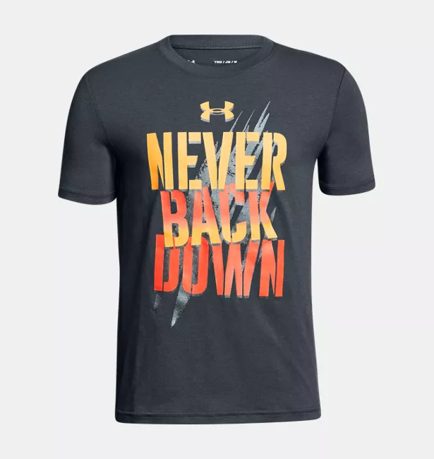 Under Armour KIDS (เด็ก) รุ่น Never Back Down - Boys Training T-Shirt