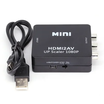 สายแปลง hdmi to av แปลงhdmiเป็นav hdmi2av กล่องแปลง hdmi to av ตัวแปลงสัญญาณ ตัวแปลงสัญญาณ hdmi to AV กล่องแปลง hdmi to av หัวแปลงhdmi HDMI TO AV Converter 1080P#T4 (2)