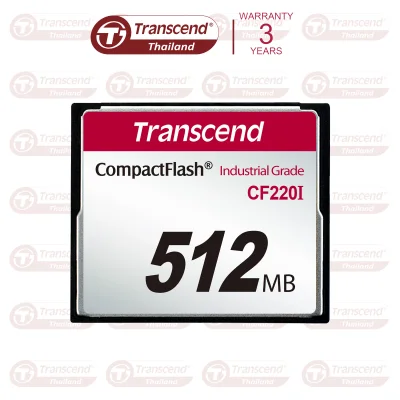CompactFlash Card 512MB : CF Industrial Card: Transcend - รับประกัน 3 ปี - มีใบกำกับภาษี