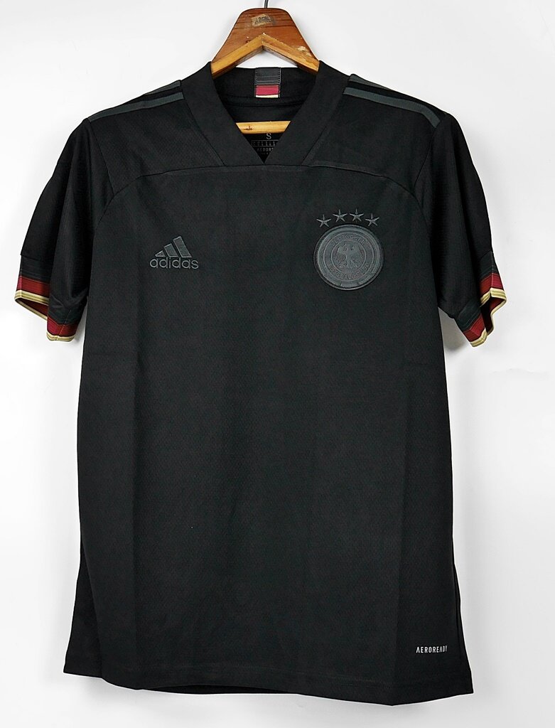 GERMANY AWAY BLACK EURO 2020 2021 FOOTBALL SHIRT SOCCER JERSEY