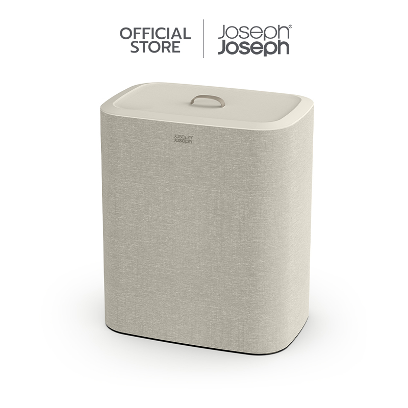 Joseph Joseph ตะกร้าผ้า 3 ช่อง สำหรับแยกประเภทผ้าหรือสีผ้า รุ่น Tota สี Ecru ความจุ 90L N50021 ราคา 7,425 บาท*ส่งฟรี