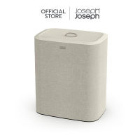 Joseph Joseph ตะกร้าผ้า 3 ช่อง สำหรับแยกประเภทผ้าหรือสีผ้า รุ่น Tota สี Ecru ความจุ 90L N50021