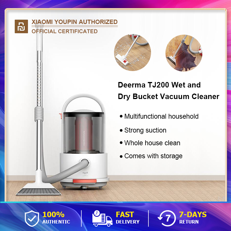 Deerma TJ200 Vacuum Cleaner เครื่องดูดฝุ่นอเนกประสงค์ ดูดได้ทั้ง แห้งและเปียก [พร้อมส่งจากไทย]