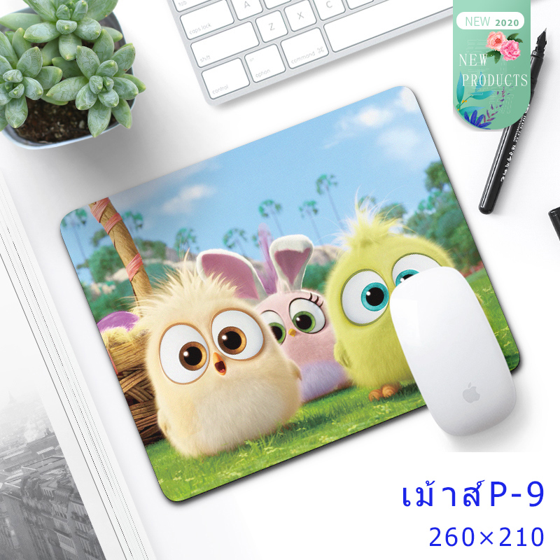 แผ่นรองเม้าส์ 260x210x2 มม. แผ่นรองเม้าส์ลายการ์ตูน Mouse Pad แผ่นรองเมาส์ ที่รองเมาส์