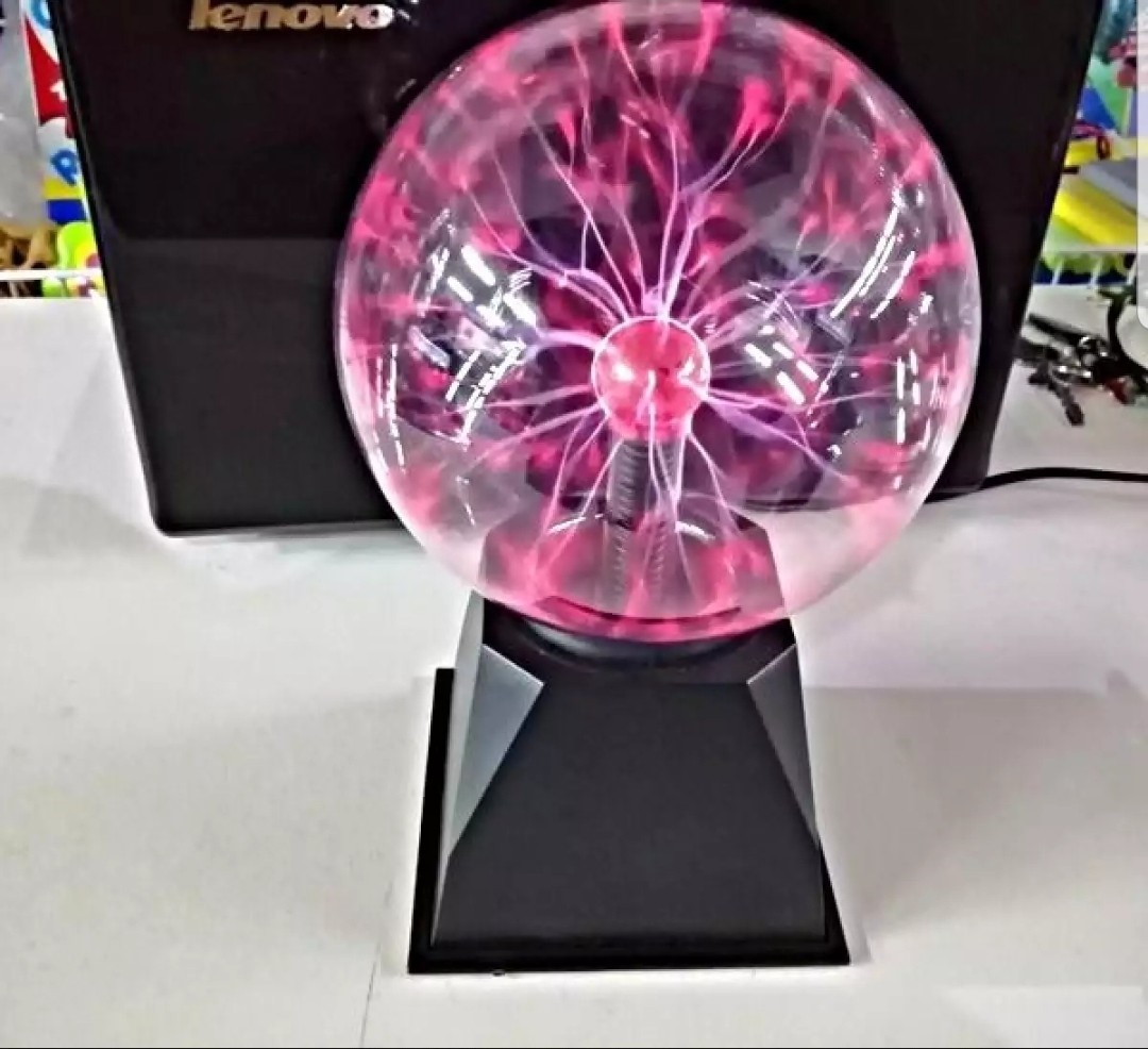 KTS ลูกแก้วพลาสม่า Plasma Ball ขนาดใหญ่ เส้นผ่าศูนย์กลาง 15 เซนติเมตร ใช้ไฟ 220 V