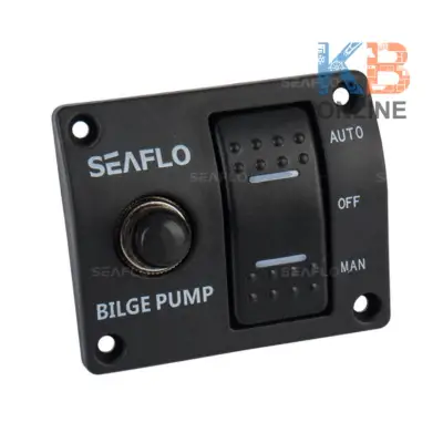 3 Way Plastic Bilge Pump switch panel