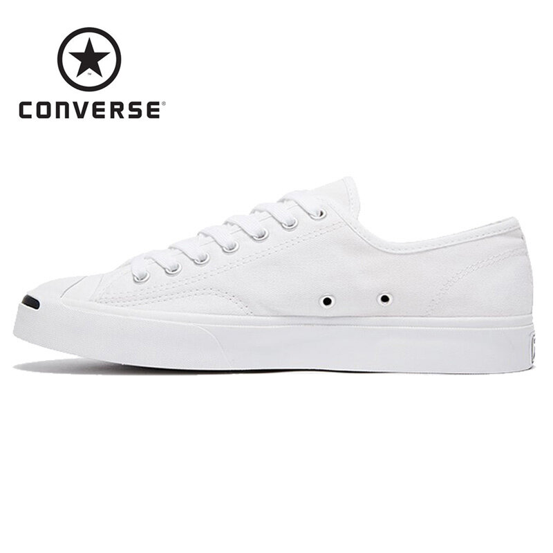 สันทนาการ รุ่นฮิต ได้ทั้งชายหญิง รองเท้าผ้าใบ Original New Arrival Converse Classic Unisex Leather Skateboarding Shoes Low top Sneaksers รุ่นฮิต สีขาว รองเท้าผ้าใบ คอนเวิร์ส ได้ทั้งชายหญิง