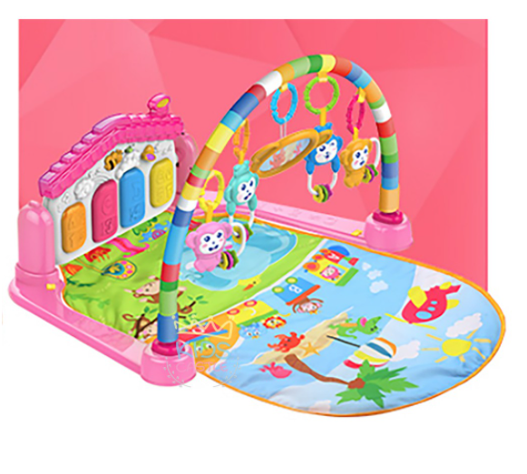 BarbieBaby เพลยิม เพลยิมเปียโนเด็ก Playgym Piano Multifunction Musical Fitness Rack