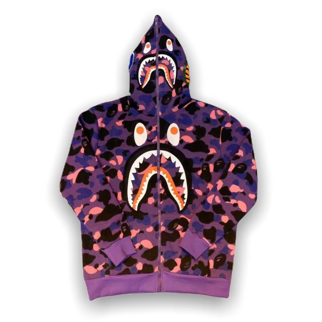 Bape shark hoodie เสื้อฮู้ด เบ็บ ? เสื้อกันหนาว เบ็บช๊าค มี29ลายให้เลือก ลายคราสสิค