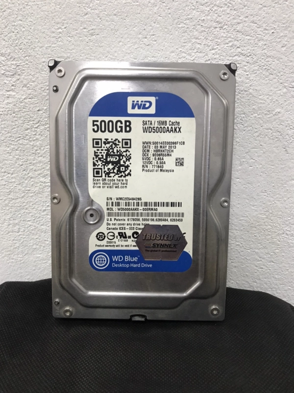 ภาพหน้าปกสินค้าHDD 500 GB (ฮาร์ดดิสก์) WD BLUE 7200RPM SATA3 (WD5000AZLX) (รับประกัน1เดือนทุกลูก)