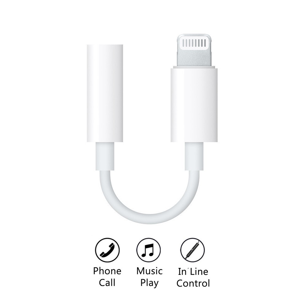 สายแปลงต่อหูฟัง Lightning to 3.5 AUX Headphone Adapter Jack สำหรับ iPhone iPad Apple แท้