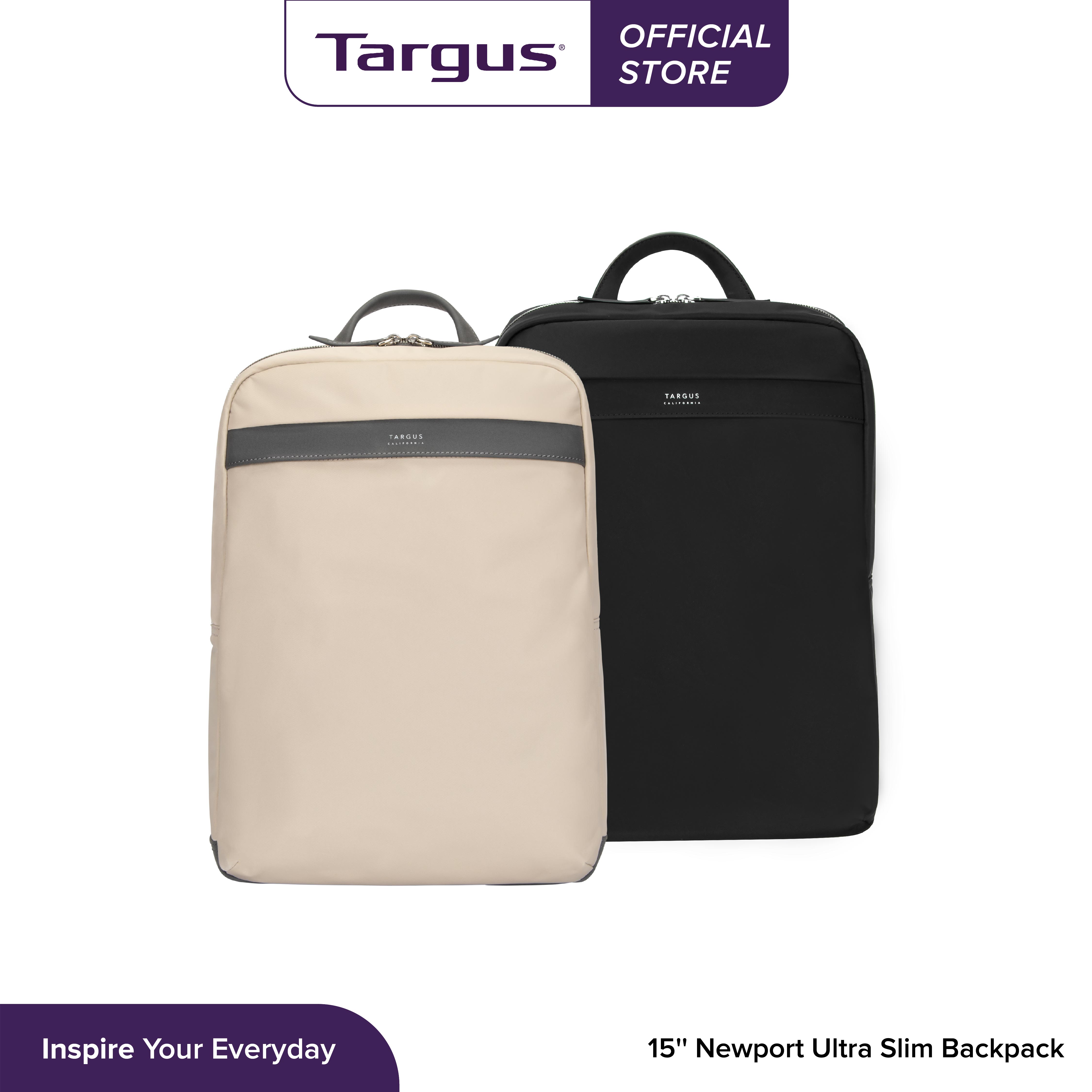 Targus 15'' Newport Ultra Slim Backpack (Black) ราคา 1,790 บาท*ส่งฟรี