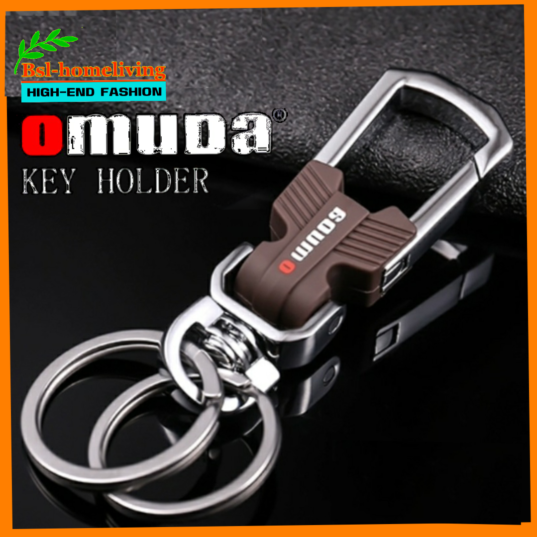 OMUDA พวงกุญแจรถยนต์ พวงกุญแจสแตนเลสดีไซน์ทันสมัย  รุ่น NO.3742