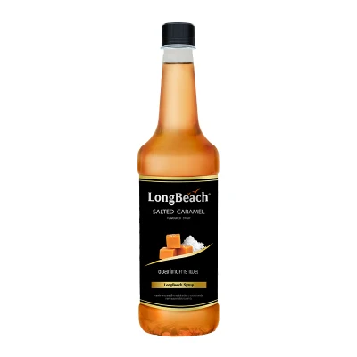 ลองบีชไซรัปซอลท์เทดคาราเมล ขนาด 740 มล. LongBeach Salted Caramel Syrup 740 ml.