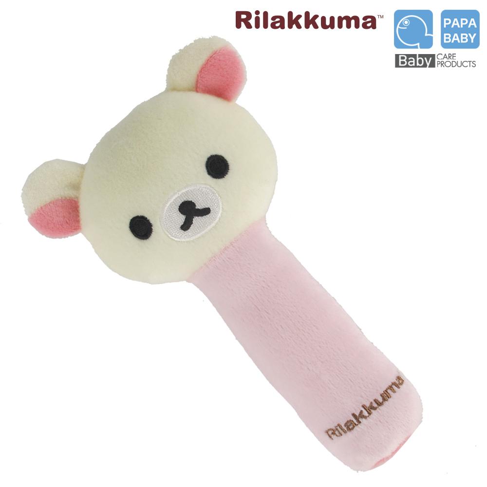PAPA BABY BY RILAKKUMA ของเล่นผ้า ของเล่นเขย่ามือแบบแท่ง ริลัคคุมะ รุ่น RLK-T03