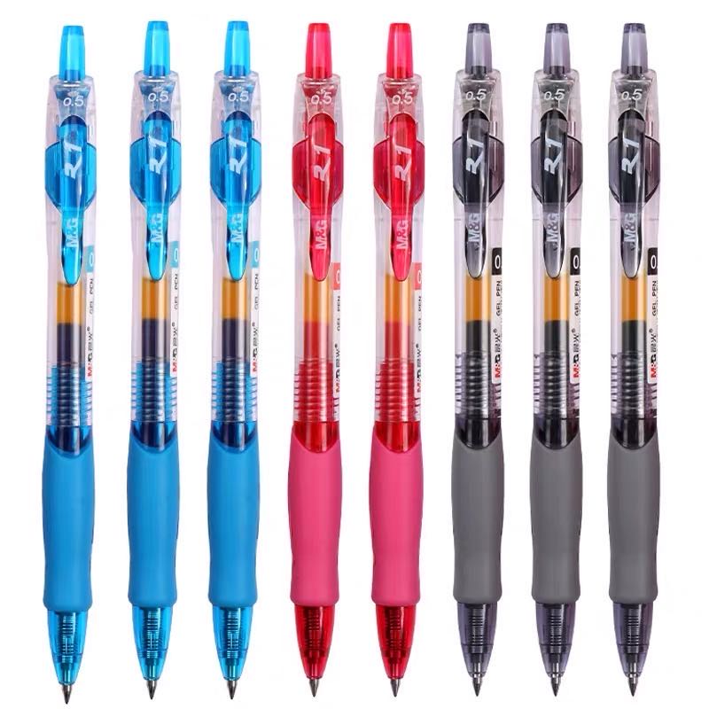 ปากกาเจล M&G GP1008 ขนาดเส้น0.5 mm. มี3สีให้เลือก  (สีน้ำเงิน/สีดำ/สีแดง)  ผลิตภัณฑ์คุณภาพ เอ็มแอนด์จี เครื่องเขียน(ราคาต่อด้าม)  #GEL PEN #ปากกาเจล