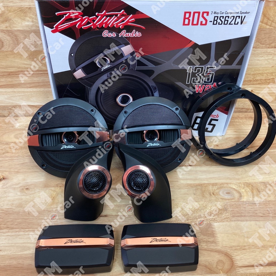หูช้างตรงรุ่น HONDA CITY 2014-2019 ลำโพงแยกชิ้น 6.5” BOSTWICK BOS-BS62CV + ฐานรองลำโพงตรงรุ่น จำนวน 1คู่ ราคา 3,500 บาท*ส่งฟรี