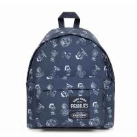 Eastpak กระเป๋าเป้ กระเป๋าสะพาย กระเป๋าเป้สะพายหลัง ลิขสิทธิ์แท้  กระเป๋าโน๊ตบุค กระเป๋า Laptop 15 นิ้ว มีช่องใส่ขวดน้ำ รุ่น  Padded Pak R Backpacks - Peanuts Collection  ( EK000620K  EK0006207O )