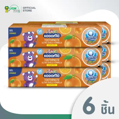 KODOMO Gel Toothpaste for Kids 40 g (Orange) (36/Case)